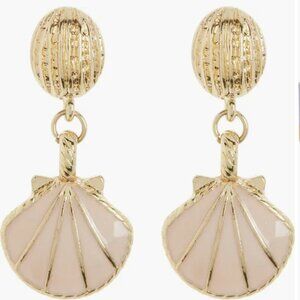 Inaya Shell Earrings by Eyecandy Los Angeles